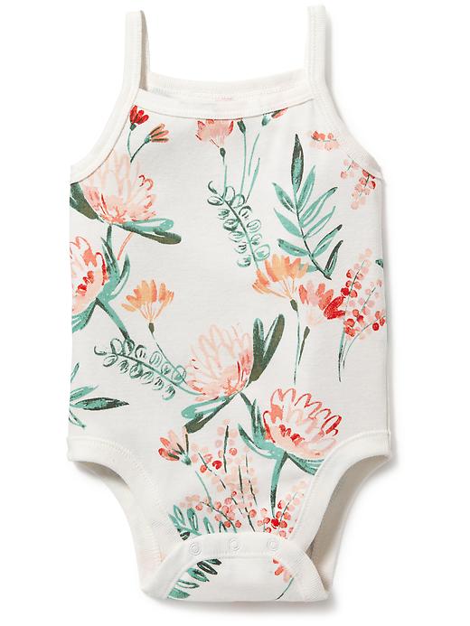 View large product image 1 of 1. Printed Tank Bodysuit for Baby