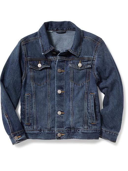 View large product image 1 of 1. Denim Trucker Jacket for Boys
