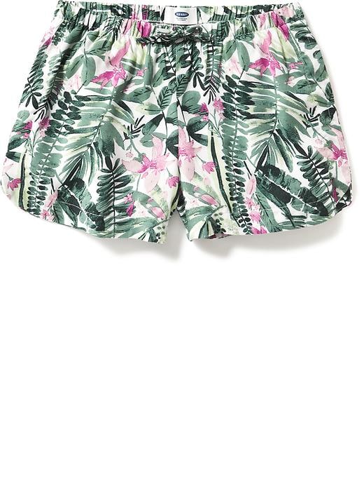 View large product image 1 of 1. Printed Soft Shorts for Girls