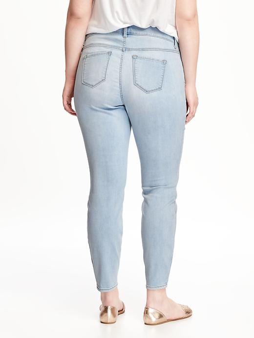 View large product image 2 of 2. Mid-Rise Plus-Size Rockstar Jeans