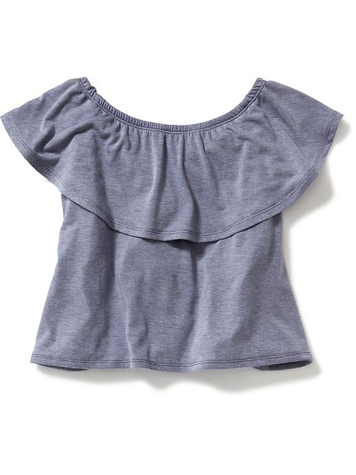 View large product image 1 of 1. Smocked A-Line Boho Tee for Girls