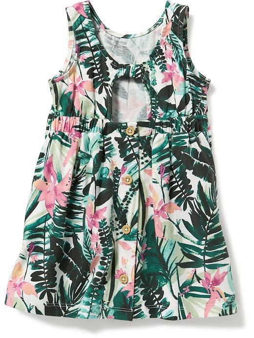 View large product image 2 of 2. Floral Print Fit & Flare Dress for Baby