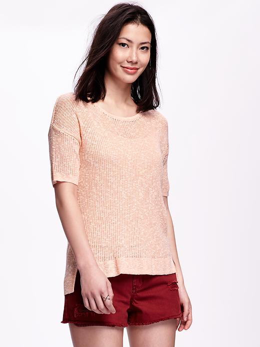 View large product image 1 of 1. Open-Stitch Sweater for Women