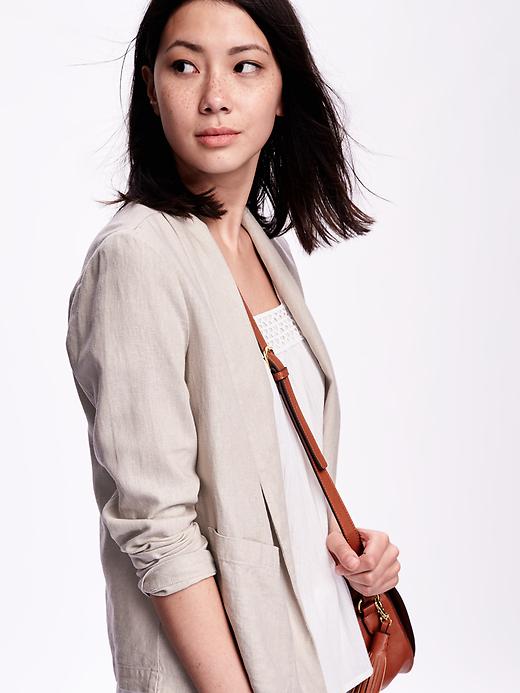 Image number 4 showing, Open-Front Classic Blazer for Women