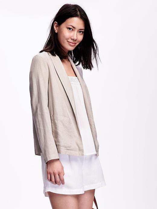 Image number 1 showing, Open-Front Classic Blazer for Women