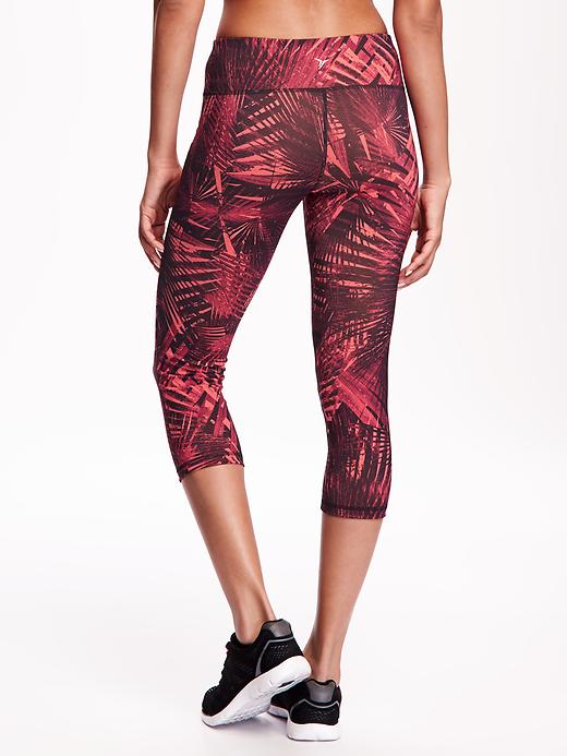 View large product image 2 of 2. Mid-Rise Compression Crops for Women