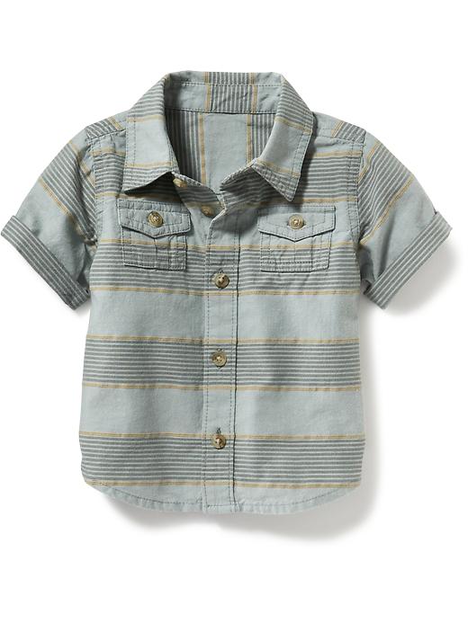 View large product image 1 of 1. Patterned Pocket Shirt for Baby