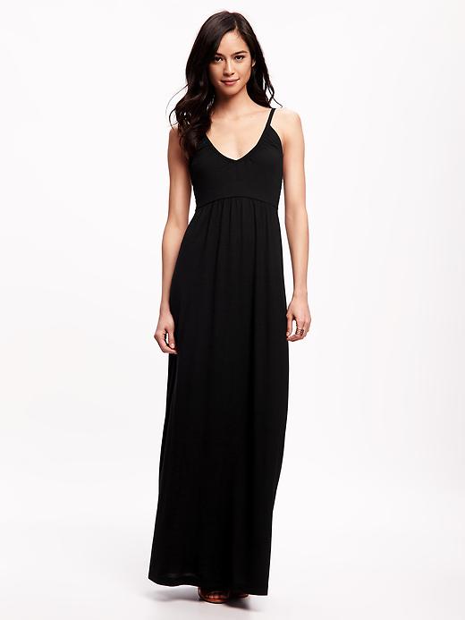 Image number 1 showing, Empire-Waist Maxi Dress for Women