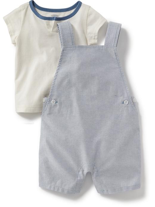 View large product image 1 of 2. Shortall & Henley Set for Baby