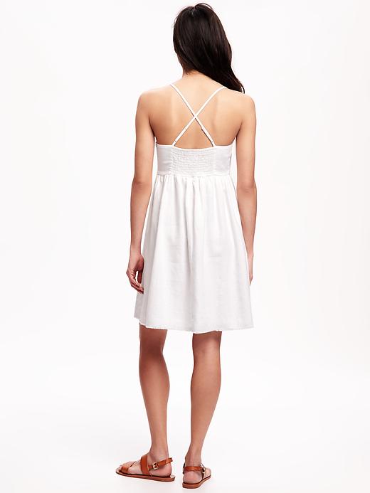 Image number 2 showing, Linen-Blend Cami Dress for Women