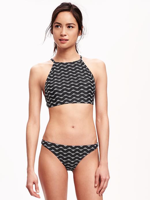 Image number 1 showing, High-Neck Bikini Top for Women