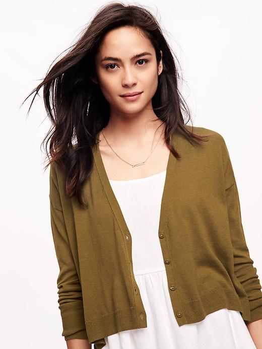 Image number 4 showing, Relaxed Hi-Lo Cardi for Women