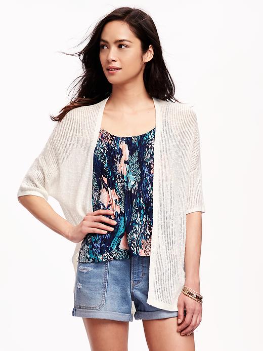 View large product image 1 of 1. Open-Front Kimono Sweater for Women