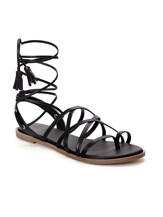Image number 1 showing, Ghillie-Tie Gladiator Sandals for Women