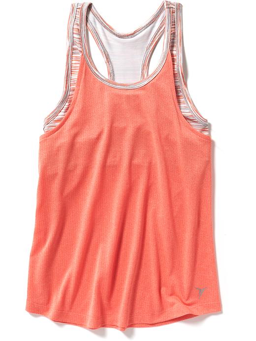 View large product image 1 of 2. Performance Active Relaxed 2-in-1 Tank for Girls