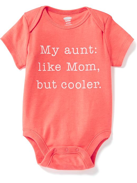 View large product image 1 of 1. Short-Sleeve Graphic Bodysuit for Baby