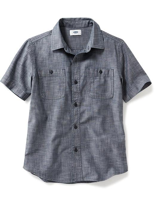 View large product image 1 of 1. Chambray Shirt for Boys