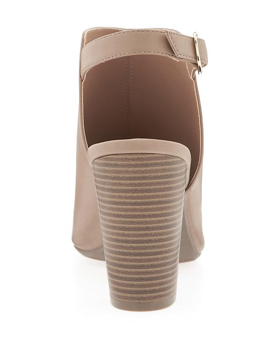 Image number 3 showing, Heeled Peep-Toe Booties for Women