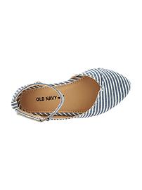 View large product image 4 of 5. Striped Pointed-Toe Ballet Flats For Toddler
