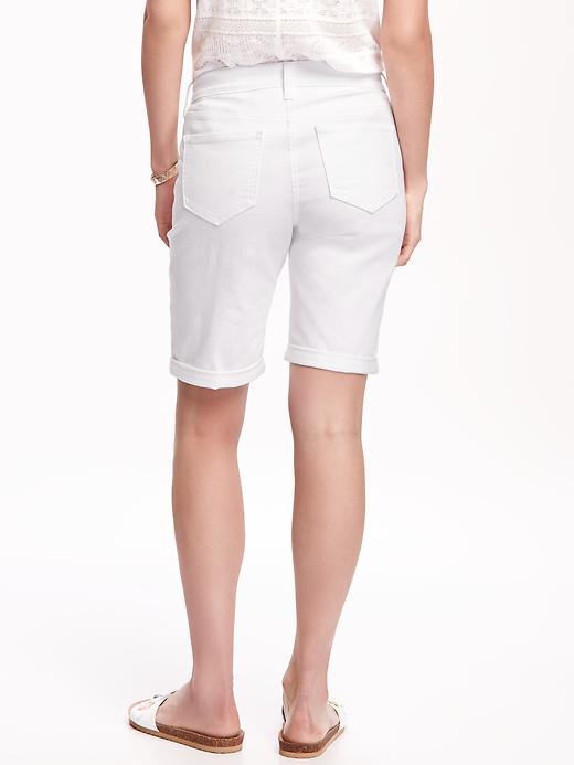 View large product image 2 of 2. Curvy Denim Bermudas for Women