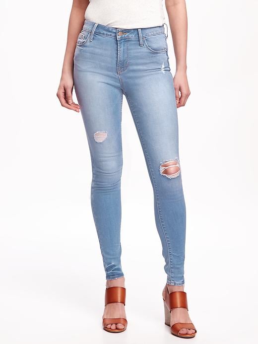 View large product image 1 of 3. High-Rise Rockstar Skinny Jeans for Women
