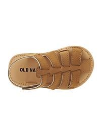 View large product image 4 of 5. Sueded Fisherman Sandals for Baby