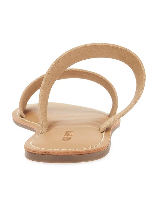 Image number 3 showing, Faux-Leather Double-Strap Sandals for Women