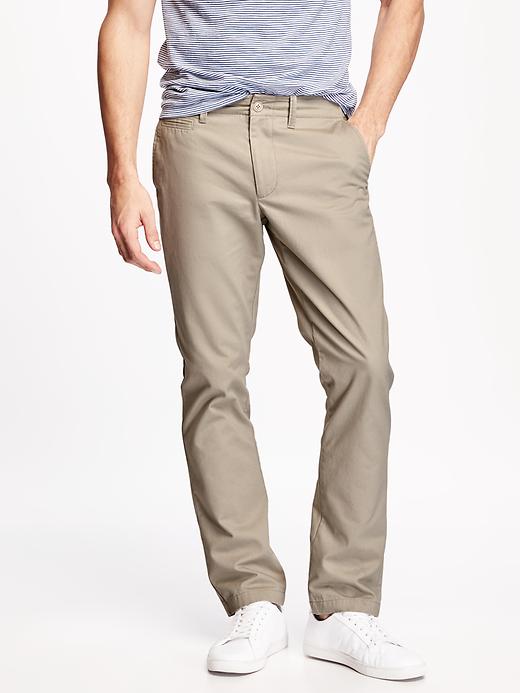 View large product image 1 of 1. Slim Broken-In Khakis for Men