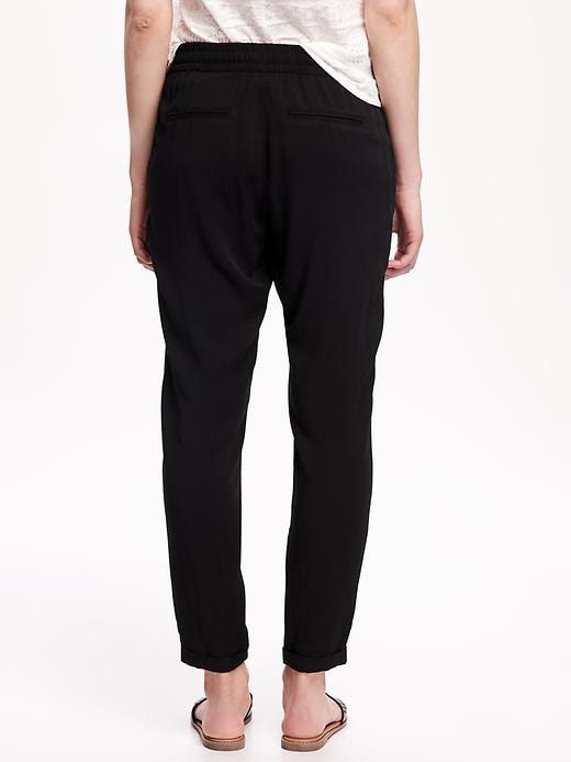 View large product image 2 of 3. Mid-Rise Soft Pants for Women