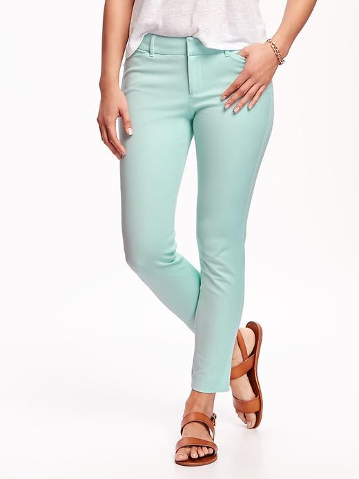 View large product image 1 of 3. Pixie Mid-Rise Ankle Pants
