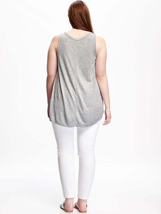 Image number 2 showing, Graphic High-Neck Plus-Size Tank