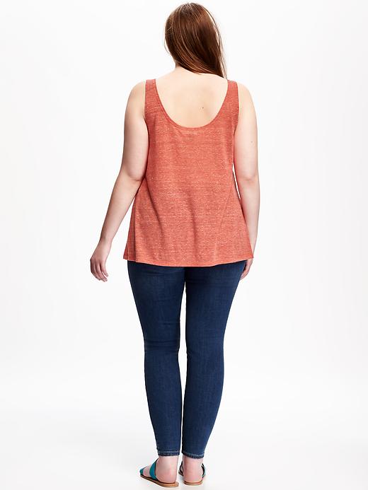 Image number 2 showing, Relaxed Scoop-Neck Plus-Size Tank