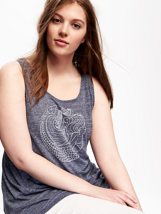 Image number 4 showing, Relaxed Plus-Size Graphic Tank