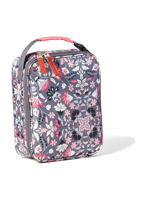 View large product image 1 of 1. Patterned Canvas Lunch Bag for Girls