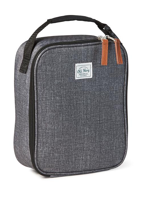 View large product image 1 of 1. Patterned Canvas Lunch Bag for Boys