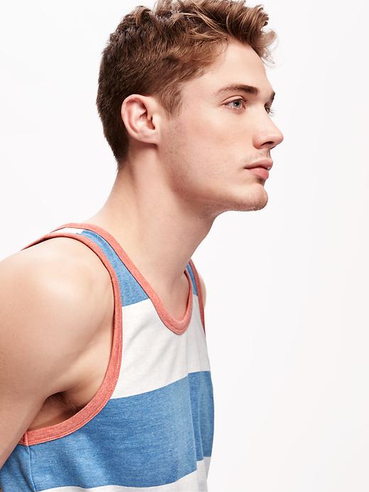 Image number 4 showing, Striped Jersey Tank for Men