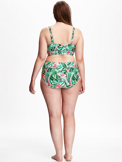Image number 2 showing, Long-Line Bustier Plus-Size Bikini Top