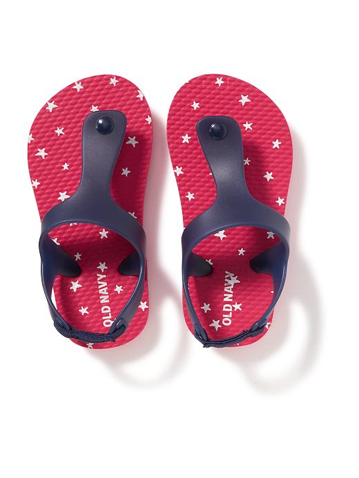 View large product image 1 of 1. T-Strap Flip-Flops For Toddler