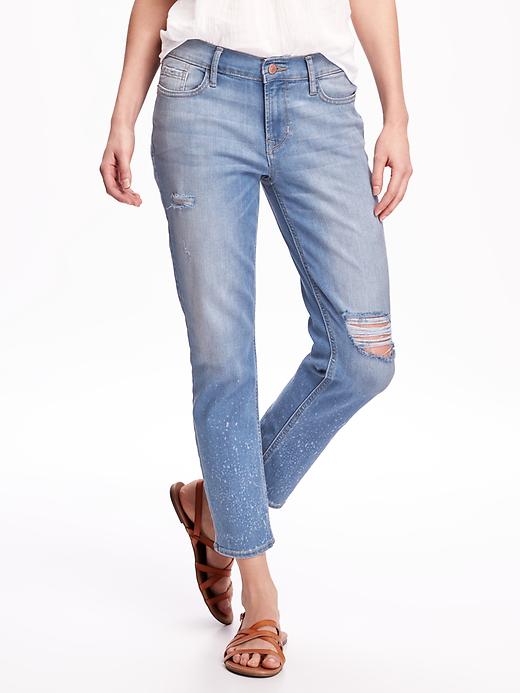 View large product image 1 of 3. Boyfriend Straight Jeans for Women
