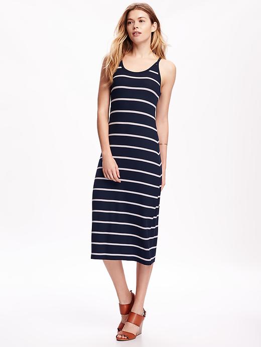 Image number 1 showing, Rib-Knit Halter Midi Dress for Women