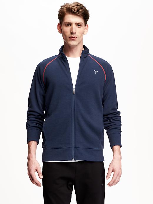 Image number 1 showing, Go-Warm Fleece Track Jacket for Men