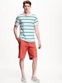 View large product image 3 of 5. Striped Pique Polo for Men
