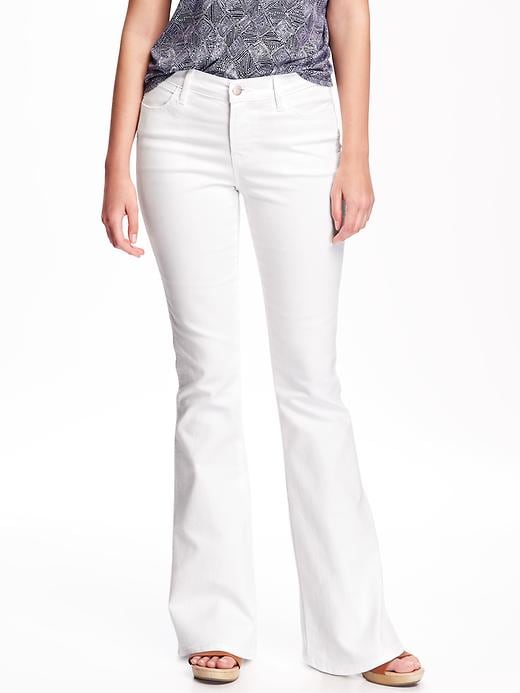 View large product image 1 of 2. Mid-Rise Flared Jeans for Women