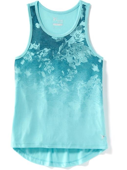 View large product image 1 of 1. Go-Dry Graphic Hi-Lo Tank for Girls