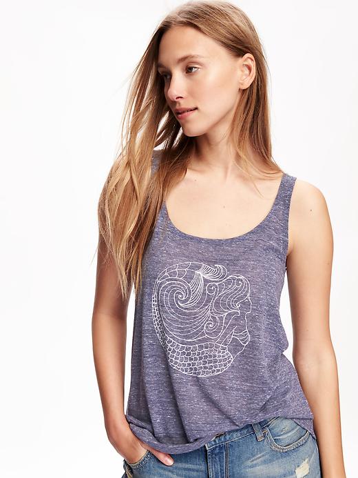 Image number 4 showing, Relaxed Printed Tank for Women