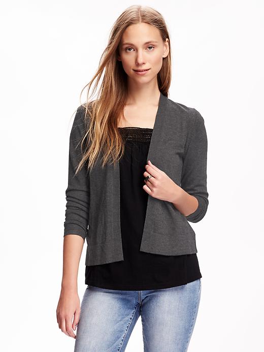 View large product image 1 of 1. Open-Front Cardi for Women