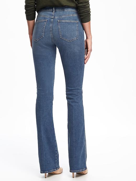 View large product image 2 of 2. Mid-Rise Micro Flare Jeans for Women