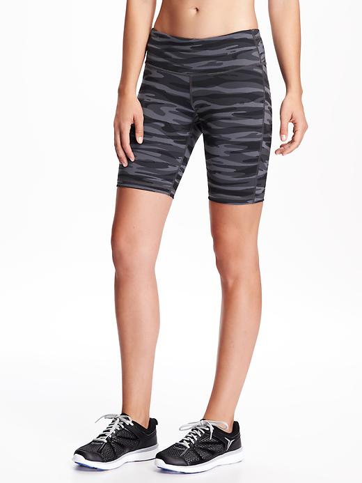 View large product image 1 of 1. Go-Dry Cool Printed Compression Bermudas for Women
