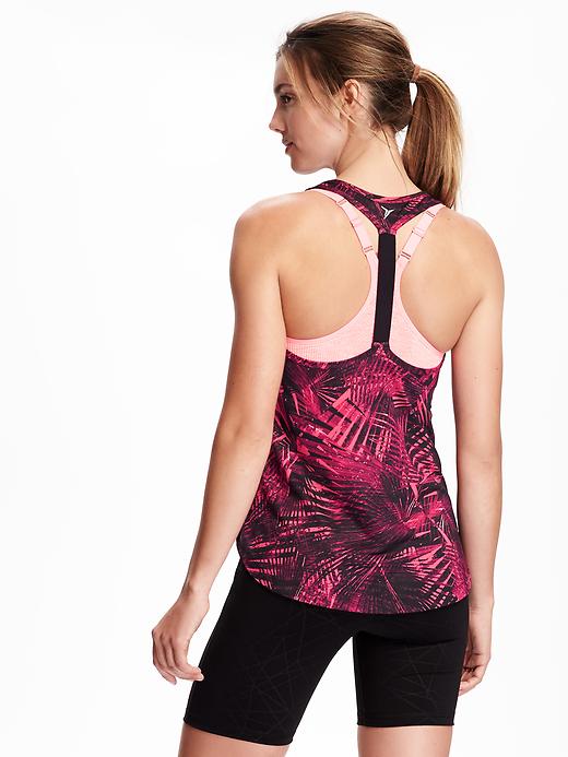 View large product image 1 of 1. Go-Dry Performance Racerback Elastic Tank for Women