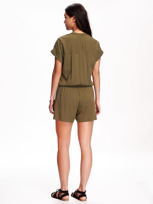 Image number 2 showing, Utility Romper for Women